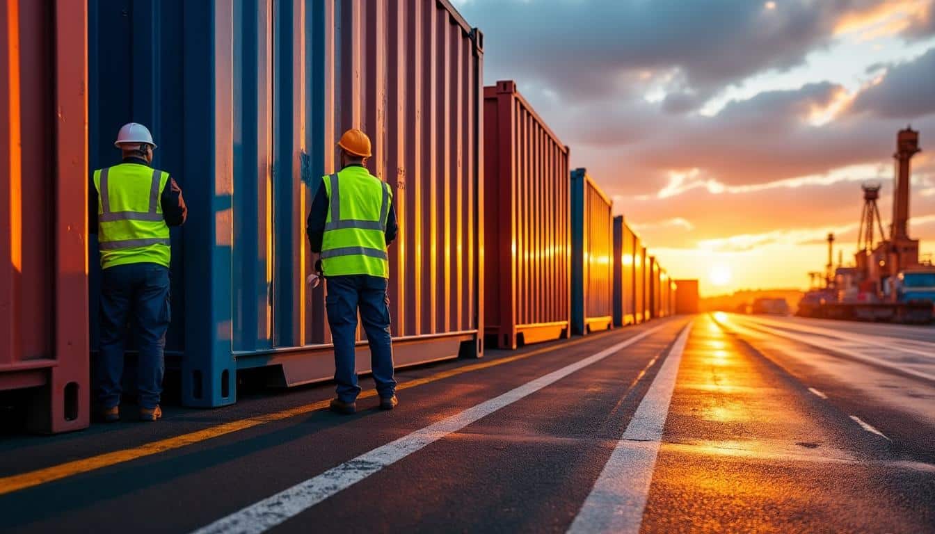 Illustration: Tout savoir sur le poids à vide d’un conteneur de 40 pieds selon son type