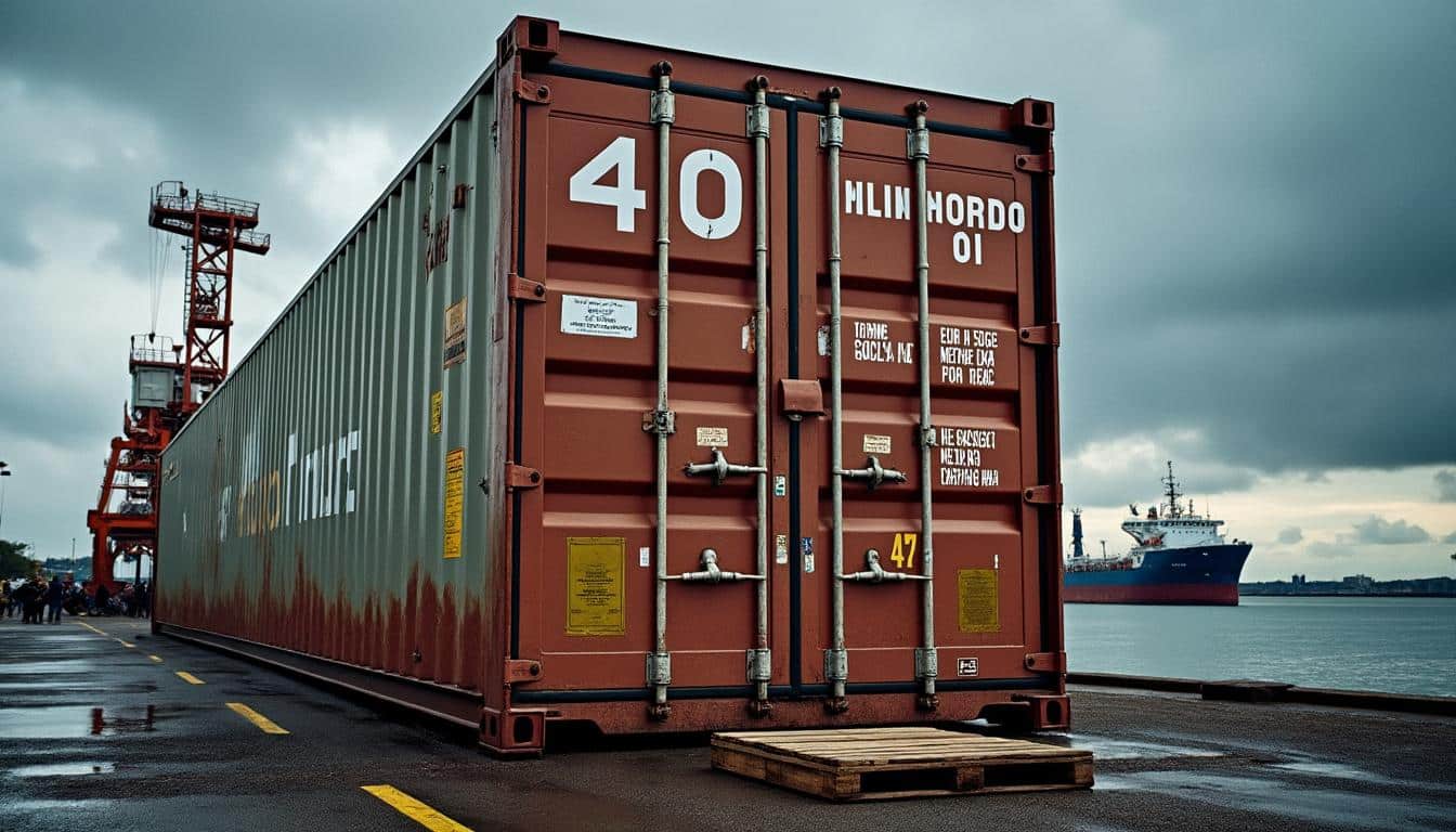 Conteneur 40 pieds poids : guide complet des normes et capacités