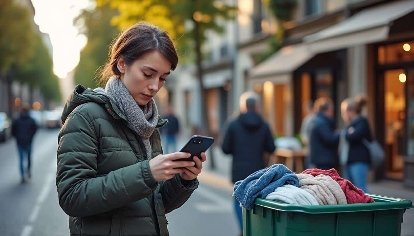 Illustration: Où et comment trouver un conteneur de vêtements à donner près de chez soi ?