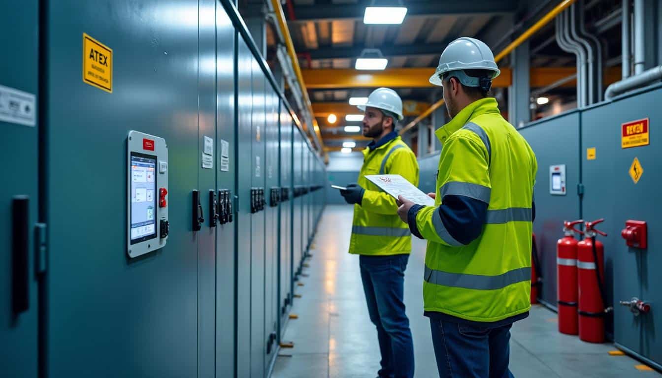 Illustration: Comprendre la certification Ism ATEX et son importance dans les milieux explosifs