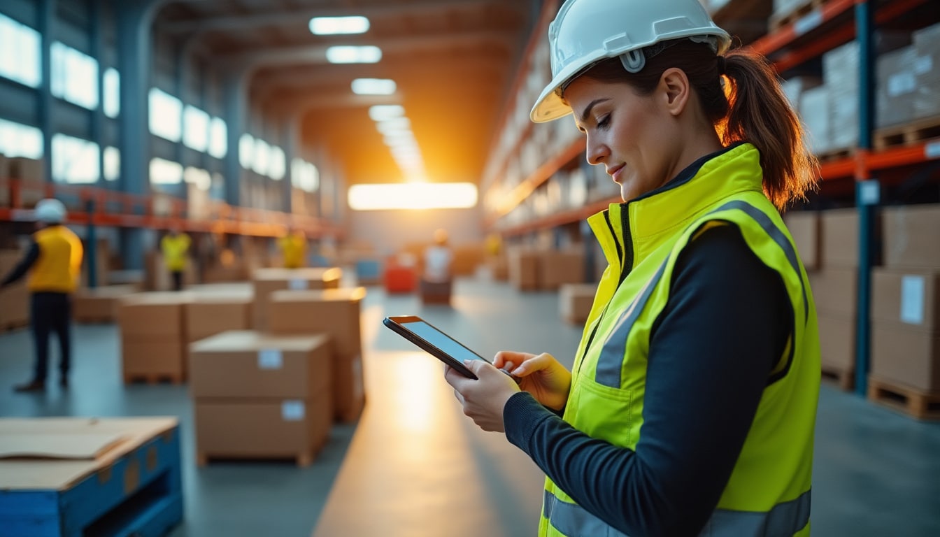 Illustration: Quel est le rôle clé de la professionnelle en gestion logistique