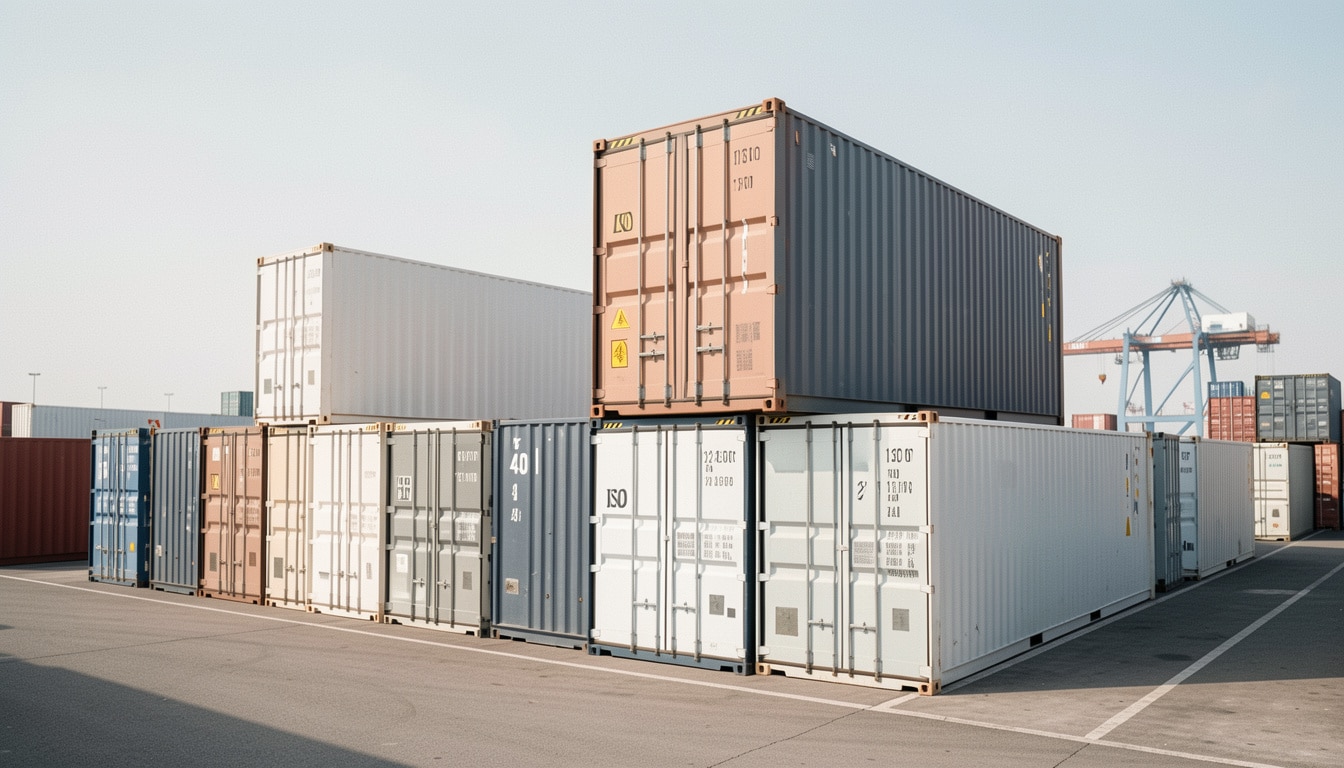 Hauteur d’un conteneur maritime et formats standards