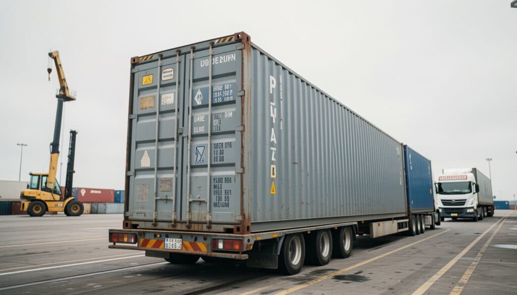 Poids d’un conteneur maritime et limites de charge